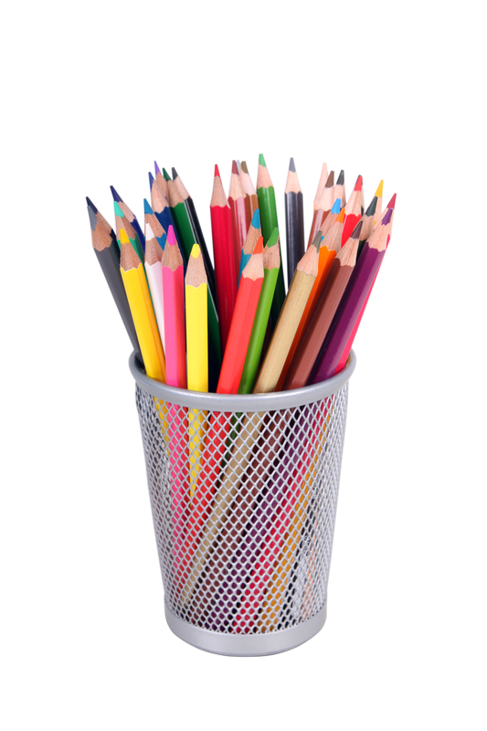 Colored pencils in a jar — Princeton Creative